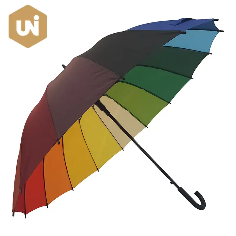 Rainbow Adult Stick automaatne vihmavari